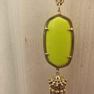 NEON yellow rayne Kendra Scott